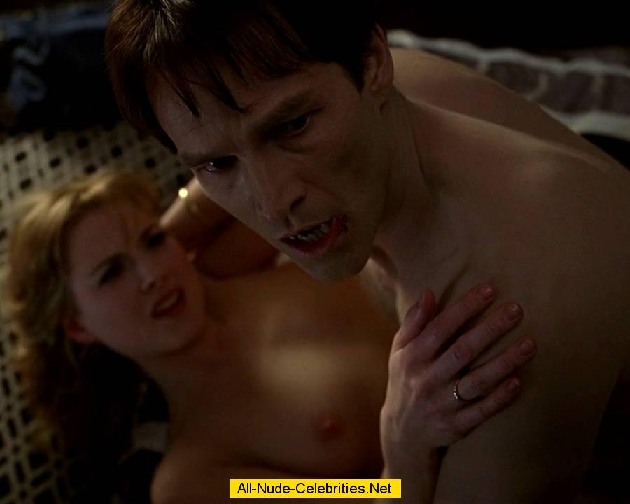 Alexandra Breckenridge naked in sex movie scenes from True Blood.