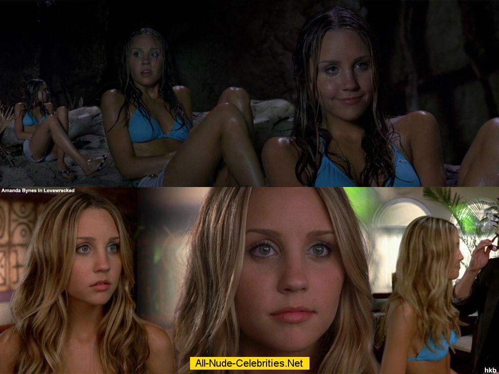 Amanda Bynes in sexy scenes from Love Wrecked.