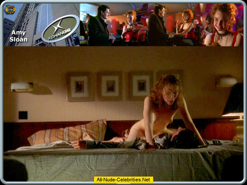 Amy Sloan naked in hot scenes from movies.