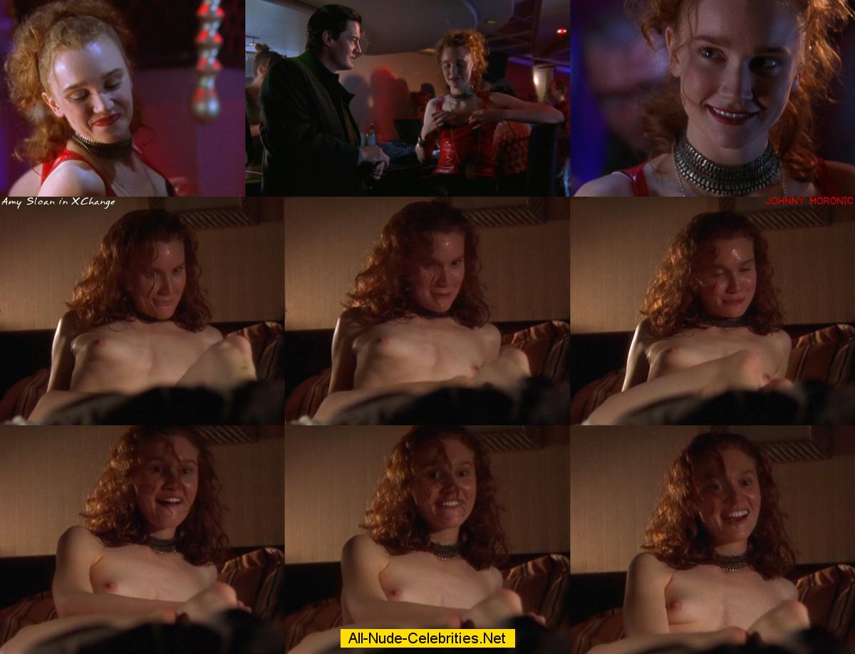 Amy Sloan naked in hot scenes from movies.