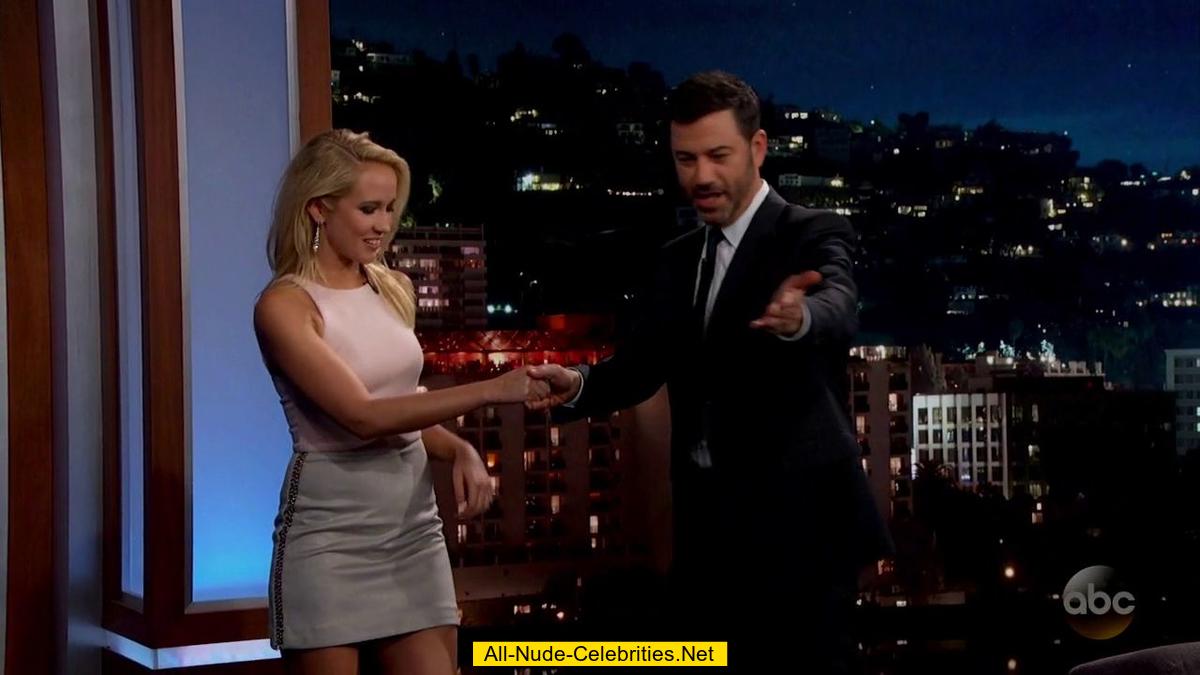 Anna Camp legs at Jimmy Kimmel Live.