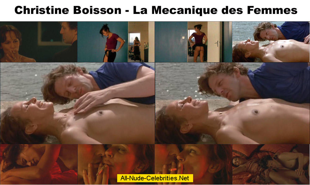 French actress Christine Boisson fully nude in hot movie scenes.