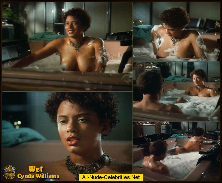 Cynda Williams exposed her nude breasts movie captures.