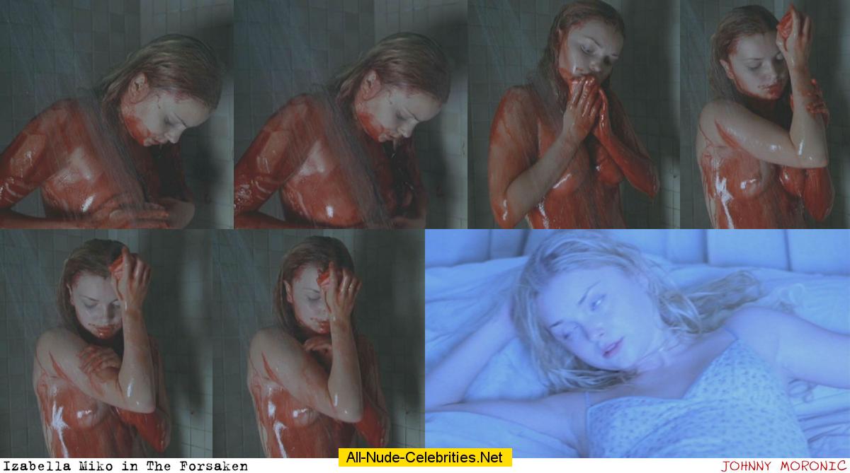 Izabella Miko naked scenes from Forsaken.