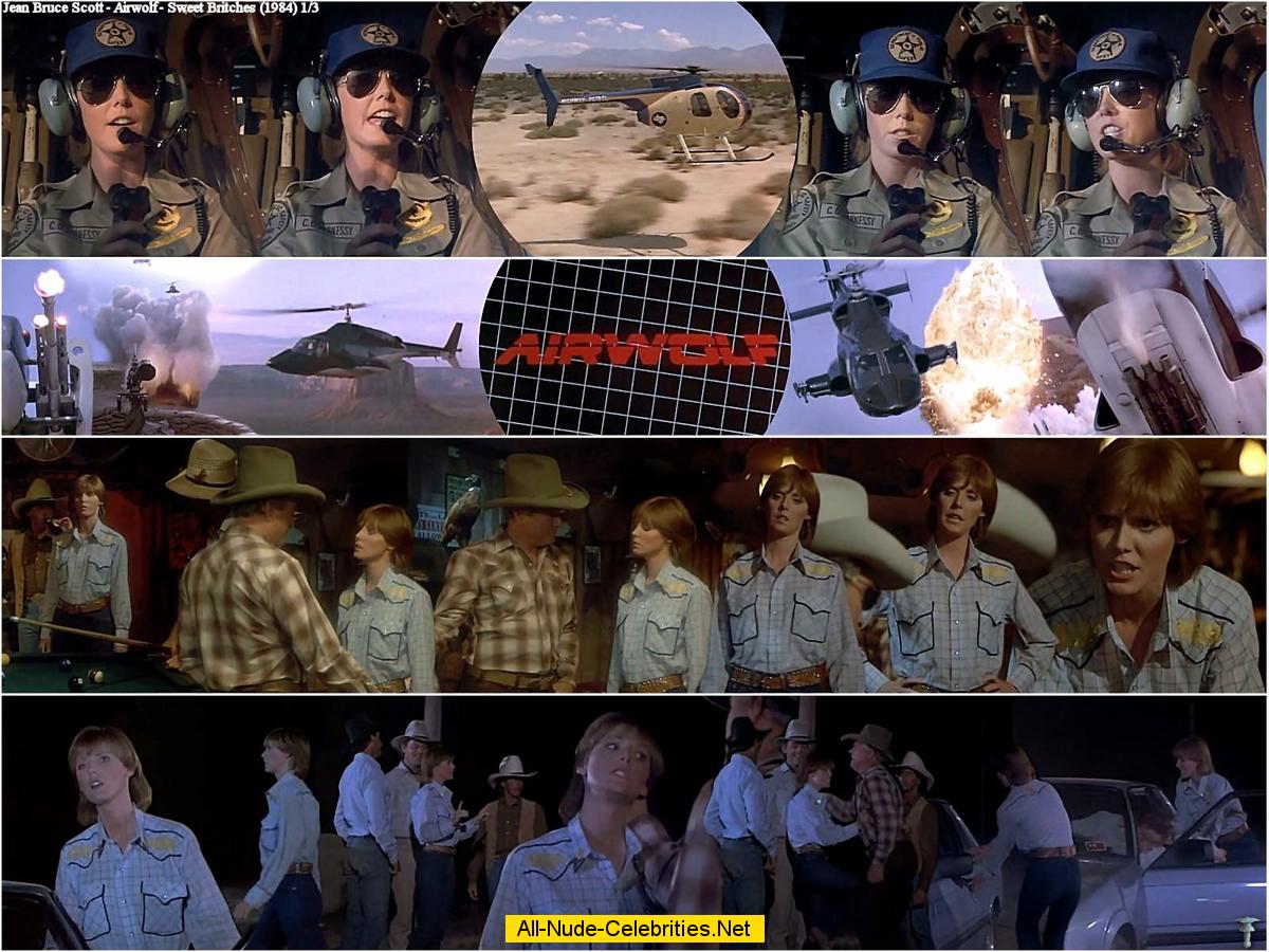 Jean Bruce Scott movie captures from Airwolf.