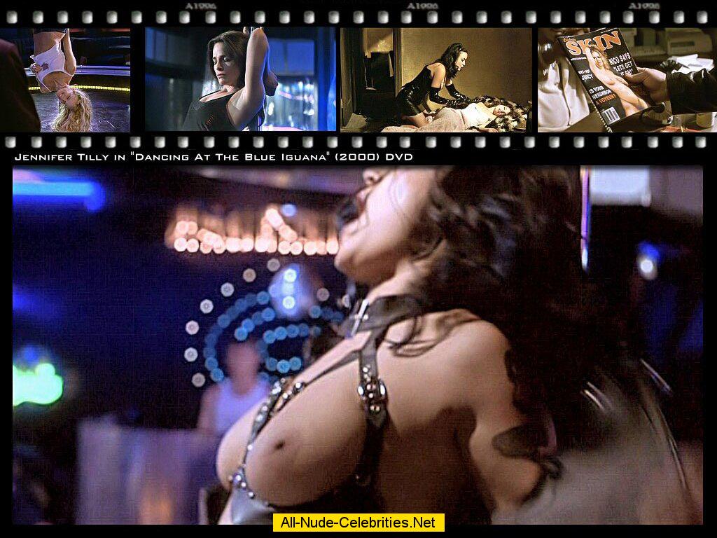 Busty Jennifer Tilly naked movie captures.