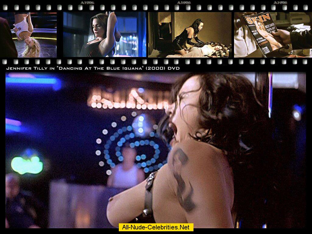 Busty Jennifer Tilly naked movie captures.