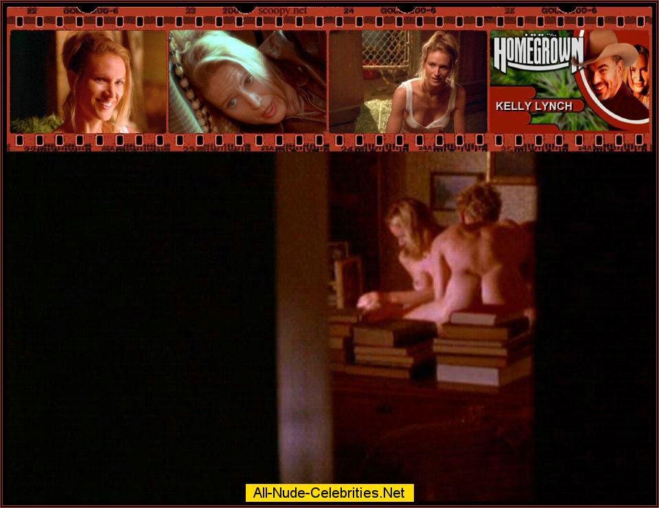 Kelly Lynch exposed boobs movie captures.