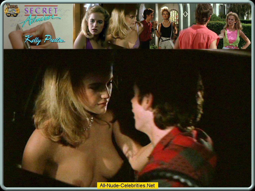 Kelly Preston naked vidcaps from Secret Admirer. 