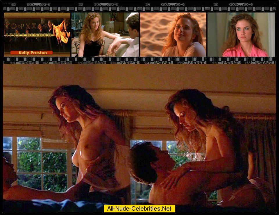 Kelly Preston nude scenes from Spellbinder.