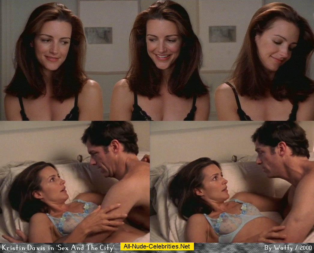 Kristin Davis sexy and naked scenes from Sex and The City.