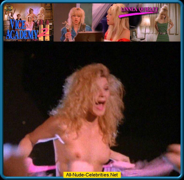 Linnea Quigley nude in sexual scenes from movies.