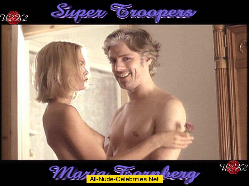 Maria Tornberg naked in sex scenes from Super Troopers.