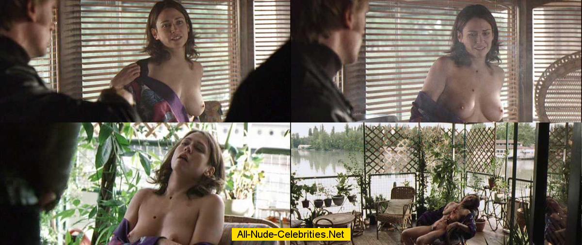 Marie-Josee Croze nude in sex movie caps.