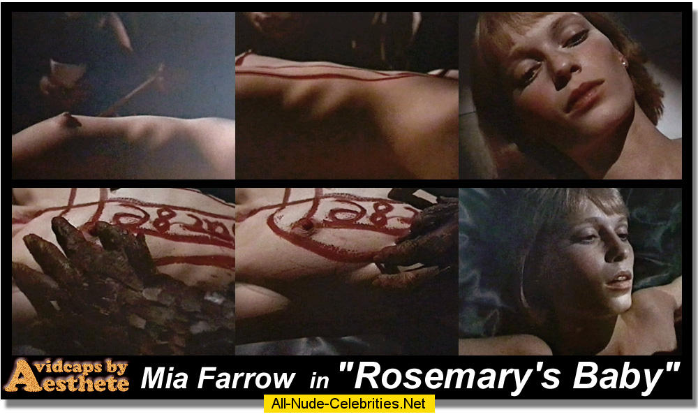 Mia Farrow naked movie scenes.