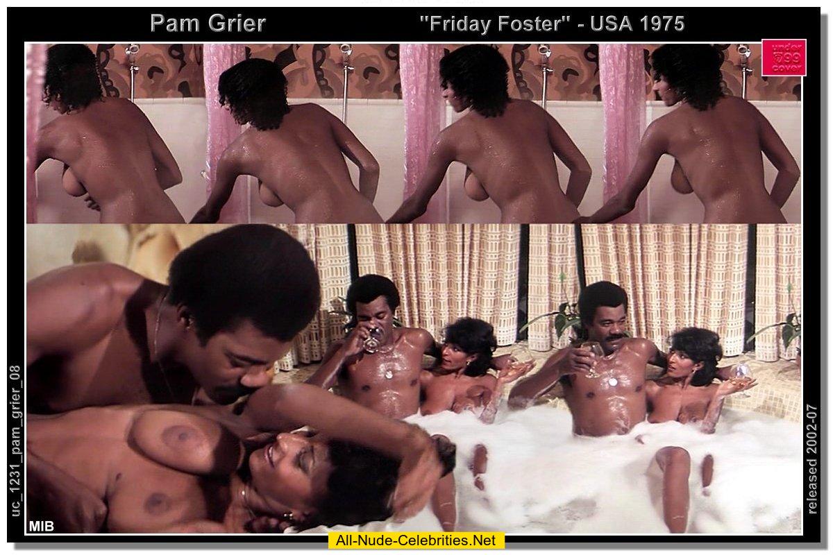 Black Pam Grier naked in Friday Foster.